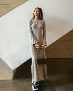 VESTIDO SPOTLIGHT · BEIGE