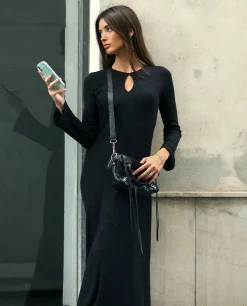 VESTIDO SPOTLIGHT · NEGRO