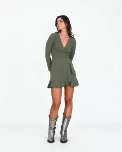 VESTIDO STORY OF MY LIFE · VERDE MILITAR
