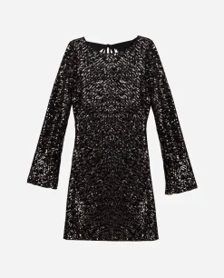 VESTIDO WE BOTH KNOW · NEGRO Y DORADO