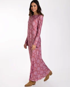 VESTIDO WILDFLOWER · COBRE Y LILA