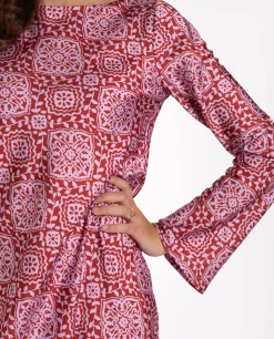 VESTIDO WILDFLOWER · COBRE Y LILA